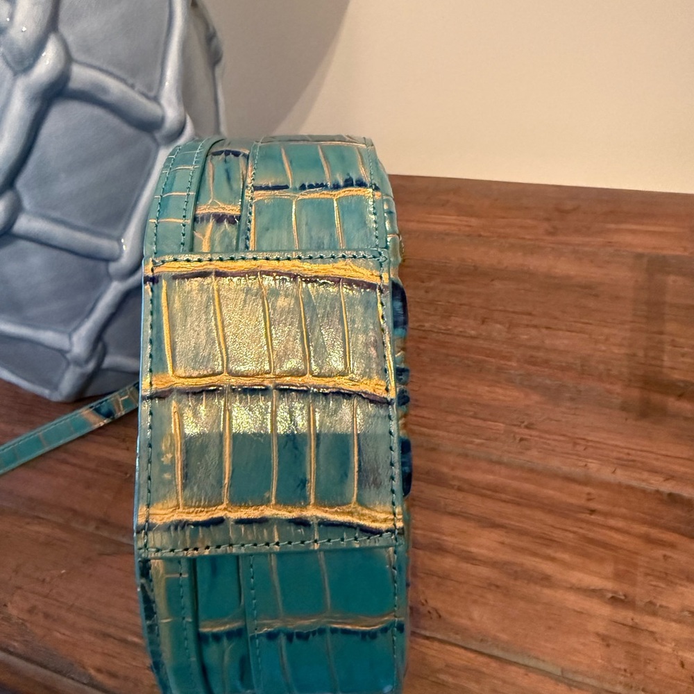 Brahmin Parakeet Estuary Lane Crossbody - Picture 2 of 7